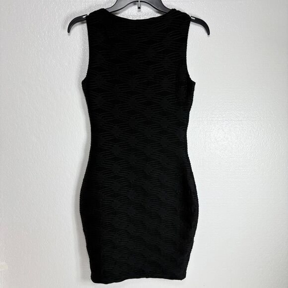 Amisu Black Stretchy Tank Dress Size 6 Lined - Picture 2 of 10